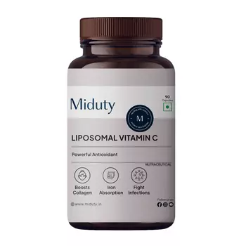 Липосомальный Витамин С (90 кап), Liposomal Vitamin C, произв. Miduty