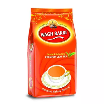 Листовой черный чай (500 г), Premium Leaf Tea, произв. Wagh Bakri