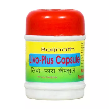 Ливо-Плюс (50 кап, 500 мг), Livo-Plus Capsule, произв. Baijnath