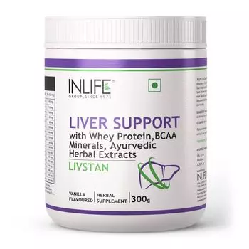 Ливстан для печени с Ванильным вкусом (300 г), Liver Support Livstan Vanilla Flavoured, произв. INLIFE