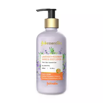 Лосьон для рук и тела с Лавандой и Розмарином (300 мл), Lavender Rosemary Hand & Body Lotion, произв. Fabessentials