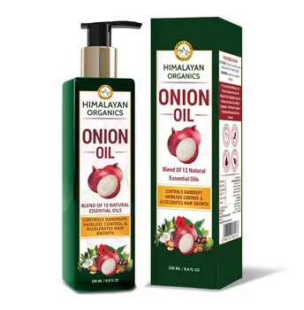 Луковое масло для волос (250 мл), Onion Hair Oil, произв. Himalayan Organics