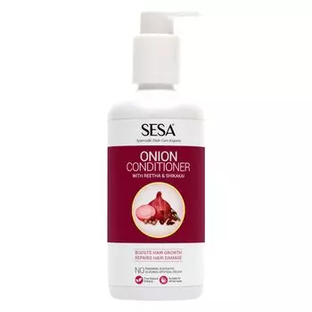 Луковый кондиционер с Ритхой и Шикакаем (300 мл), Onion Conditioner with Reetha & Shikakai, произв. Sesa