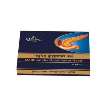 Мадхумеха Кусумакар Раса (30 таб), Madhumeha Kusumakar Rasa, произв. Dhootapapeshwar
