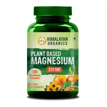Магний (120 кап, 220 мг), Plant Based Magnesium, произв. Himalayan Organics