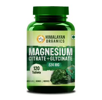 Магний (120 таб, 824 мг), Magnesium, произв. Himalayan Organics
