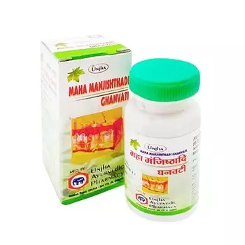 Маха Манжиштхади Гханвати (40 таб), Maha Manjishthadi Ghanvati, произв. Unjha
