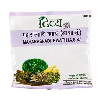 Махараснади Кватх (100 г), Maharasnadi Kwath, произв. Patanjali