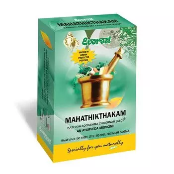Махатиктакам Кашая Сукшма Чурна (100 г), Mahathikthakam Kashaya Sookshma Choornam, произв. Everest Ayurveda
