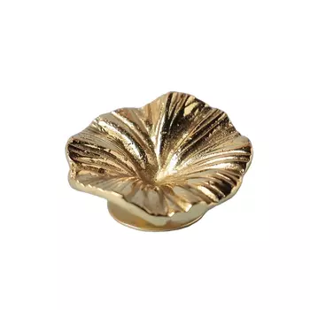 Маленькая латунная подставка для конусов в форме цветка, Droozy Flower Incense Holder Small Brass, произв. Isha Life