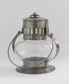 Маленький металлический подсвечник в форме фонарика, Цинк, Small Iron Handicraft Round Candle Cage, произв. John Molly Decor&Gifts