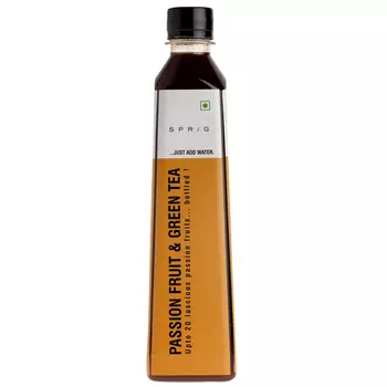 Маракуйя и Зеленый чай: микс для приготовления напитков (500 мл), Passion Fruit & Green Tea, произв. Sprig