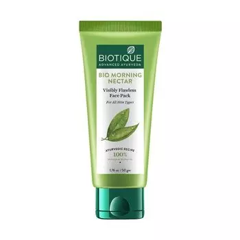 Маска для лица (50 г), Bio Morning Nectar Visibly Flawless Face Pack, произв. Biotique