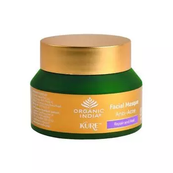 Маска для лица против акне (25 г), Facial Masque Anti-Acne, произв. Organic India