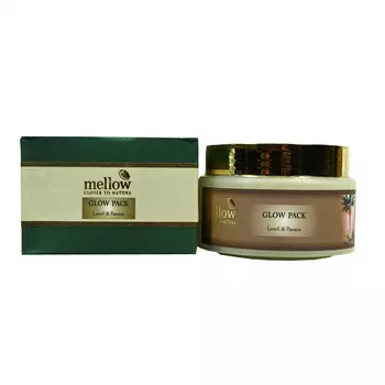 Маска для лица с Чечевицей и Папайей (50 г), Lentil & Papaya Glow Pack, произв. Mellow