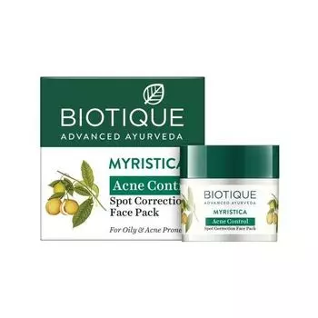 Маска для лица с Мускатным орехом: для проблемной кожи (20 г), Bio Myristica Face Pack, произв. Biotique