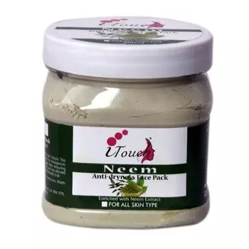 Маска для лица с Нимом: против сухости кожи (500 г), Neem Face Pack, произв. I Touch Herbal