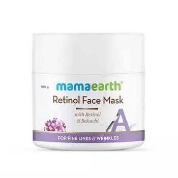 Маска для лица с Ретинолом и Бакучи (100 г), Face Mask with Retinol & Bakuchi, произв. Mamaearth