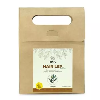 Маска для укрепления корней волос с Мыльной Глиной (100 г), Hair Lep with Multani Mitti, произв. Jiva