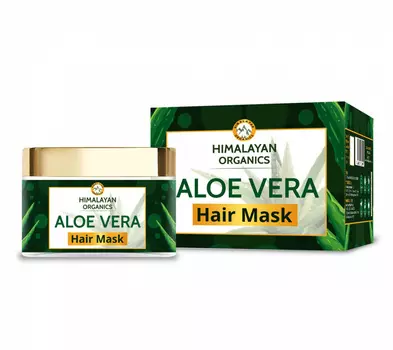Маска для волос с Алоэ вера (200 г), Aloevera Hair Mask, произв. Himalayan Organics
