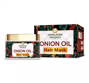 Маска для волос с Луковым маслом (200 мл), Onion Oil Hair Mask, произв. Himalayan Organics