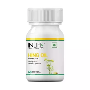 Масло Асафетиды (60 кап), Hing Oil (Asafoetida), произв. INLIFE