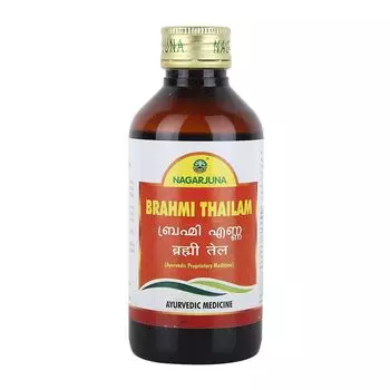 Масло Брахми Тайлам (200 мл), Brahmi Thailam, произв. Nagarjuna