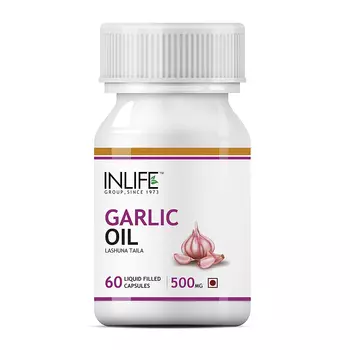 Масло Чеснока (60 кап, 500 мг), Garlic Oil, произв. INLIFE
