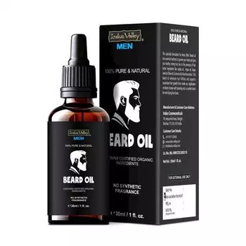 Масло для бороды (30 мл), Beard Oil, произв. Indus Valley