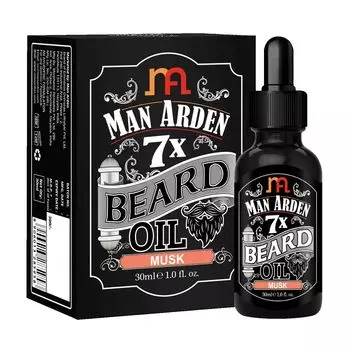 Масло для бороды с Мускусом (30 мл), 7X Beard Oil Musk, произв. Man Arden