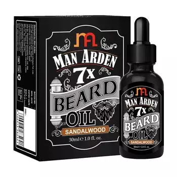 Масло для бороды с Сандалом (30 мл), 7X Beard Oil Sandalwood, произв. Man Arden