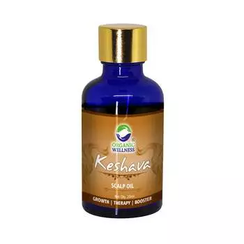 Масло для кожи головы Кешава (20 мл), Keshava Scalp Oil, произв. Organic Wellness