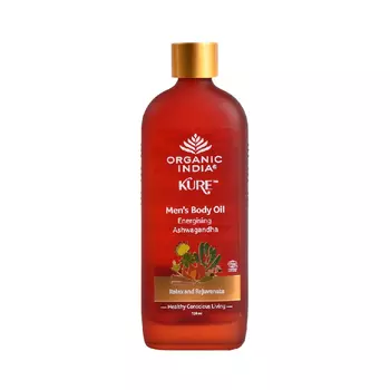 Масло для мужчин с Ашвагандой: повышение энергии (120 мл), Men`s Body Oil Energising Ashwagandha, произв. Organic India