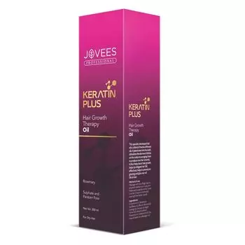 Масло для роста волос Кератин Плюс (200 мл), Keratin Plus Hair Growth Therapy Oil, произв. Jovees