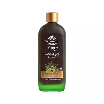 Масло для волос с Брингараджем (120 мл), Hair Vitality Oil Bhringraj, произв. Organic India