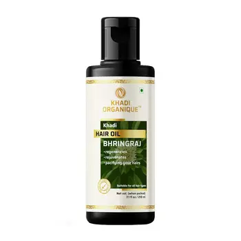 Масло для волос с Брингараджем (210 мл), Hair Oil Bhringraj, произв. Khadi Organique