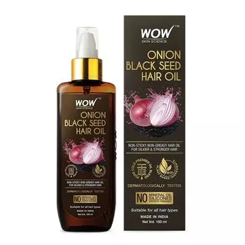 Масло для волос с семенами Лука (150 мл), Onion Black Seed Hair Oil, произв. WOW Skin Science