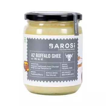 Масло Гхи из буйволиного молока А2 (500 мл), A2 Buffalo Ghee, произв. Barosi