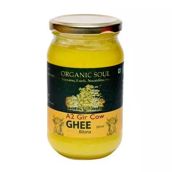 Масло Гхи из молока А2 (350 мл), A2 Gir Cow Ghee, произв. Organic Soul
