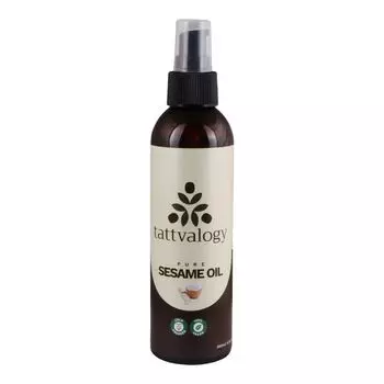 Масло кунжутное косметическое (200 мл), Pure Sesame Oil, произв. Tattvalogy