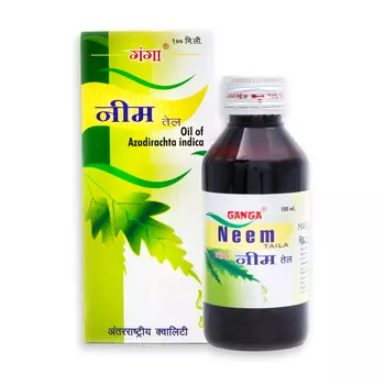 Масло Нима (100 мл), Neem Taila, произв. Ganga Pharmaceuticals