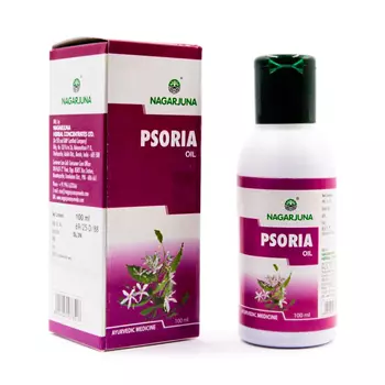 Масло Псориа (100 мл), Psoria Oil, произв. Nagarjuna