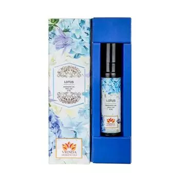 Масло-роллер из Лотоса (8 мл), Lotus Aromatic Oil Roller Bottle, произв. Vrindaam