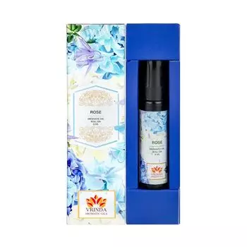 Масло-роллер из Розы (8 мл), Rose Aromatic Oil Roller Bottle, произв. Vrindaam