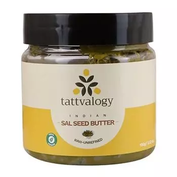 Масло семян индийского Сала: от ожогов и повреждений кожи (100 г), Indian Sal Seed Butter, произв. Tattvalogy