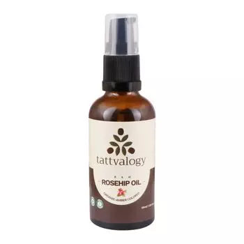 Масло Шиповника: для ухода за кожей и волосами (50 мл), Raw Rosehip Oil, произв. Tattvalogy