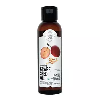 Масло Виноградной косточки (120 мл), Grape Seed Oil, произв. Nature's Veda