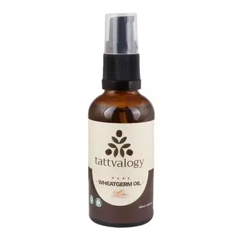 Масло зародышей Пшеницы (50 мл), Pure Wheatgerm Oil, произв. Tattvalogy