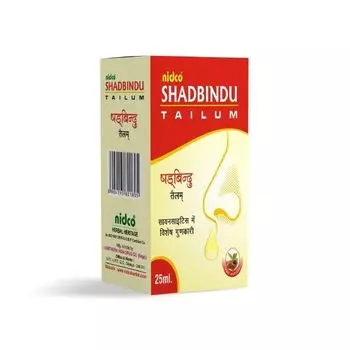 Масляные капли Шадбинду (25 мл), Shadbindu Tailum, произв. Nidco