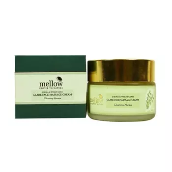 Массажный крем для лица с маслом Жожоба и Зародышами пшеницы (50 г), Glare Face Massage Cream, произв. Mellow